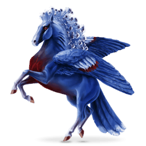 caballo errante de las aves goura