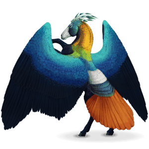 caballo errante de las aves lofos