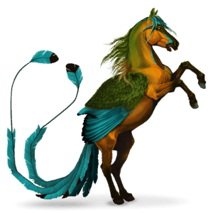 caballo errante de las aves momotus